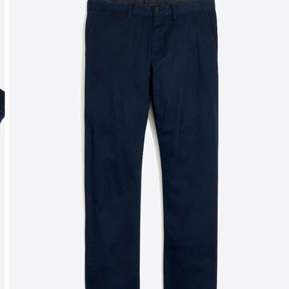 J. Crew Factory H3167 Navy Slim-fit Flex Chino Pant For Men size 28/32 EUC - Picture 5 of 9